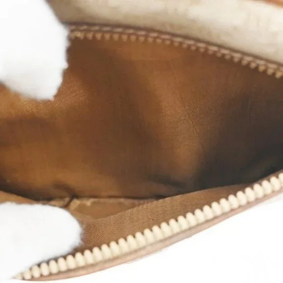 CELINE Logo Macadam Pattern Shoulder Bag PVC Leather Brown GHW Italy 62KB844 - Picture 12 of 14